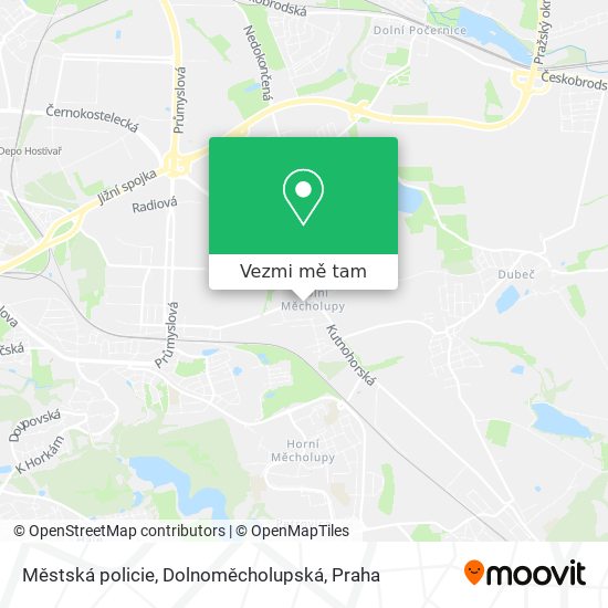 Městská policie, Dolnoměcholupská mapa