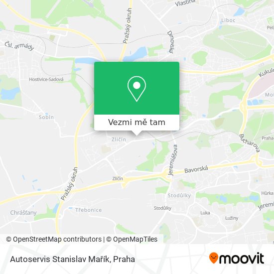 Autoservis Stanislav Mařík mapa
