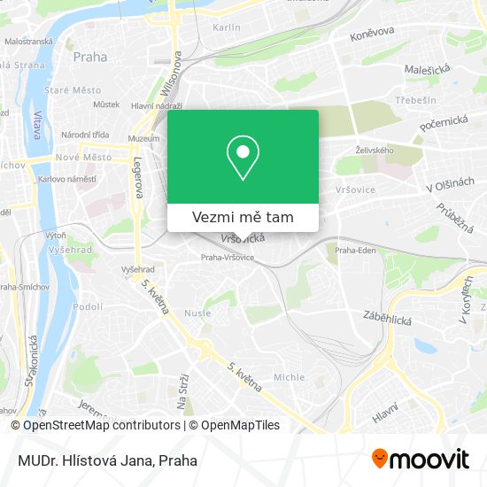 MUDr. Hlístová Jana mapa