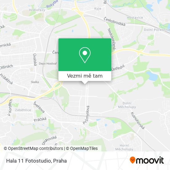 Hala 11 Fotostudio mapa