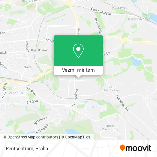 Rentcentrum mapa