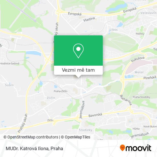 MUDr. Katrová Ilona mapa
