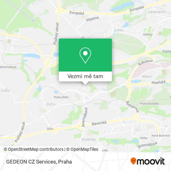 GEDEON CZ Services mapa