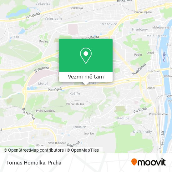 Tomáš Homolka mapa