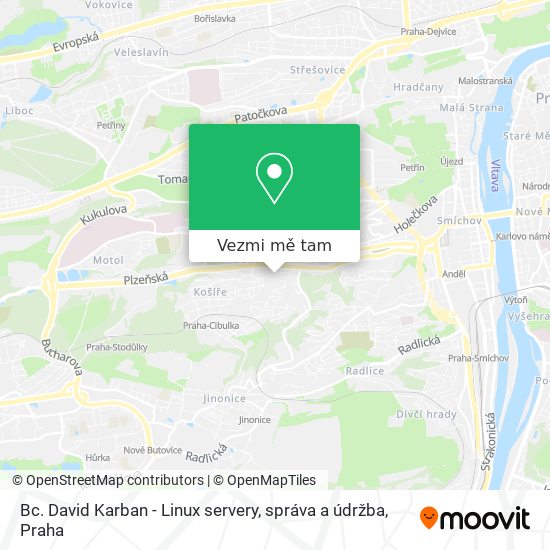 Bc. David Karban - Linux servery, správa a údržba mapa