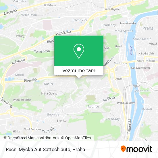 Ruční Myčka Aut Sattech auto mapa