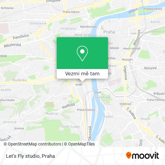 Let’s Fly studio mapa