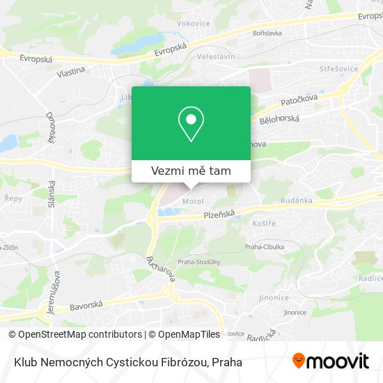 Klub Nemocných Cystickou Fibrózou mapa