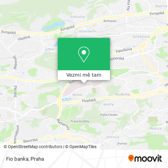 Fio banka mapa