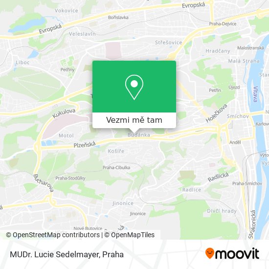 MUDr. Lucie Sedelmayer mapa