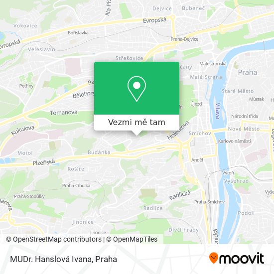 MUDr. Hanslová Ivana mapa