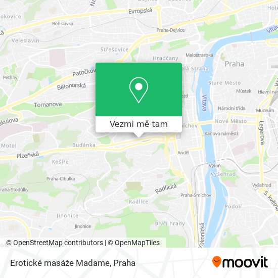 Erotické masáže Madame mapa