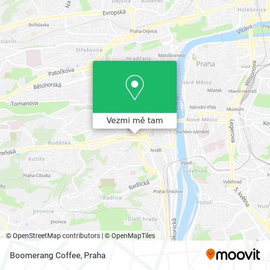 Boomerang Coffee mapa
