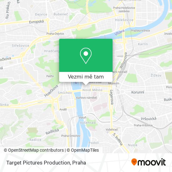 Target Pictures Production mapa