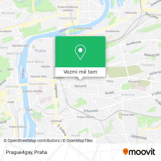 Prague4gay mapa