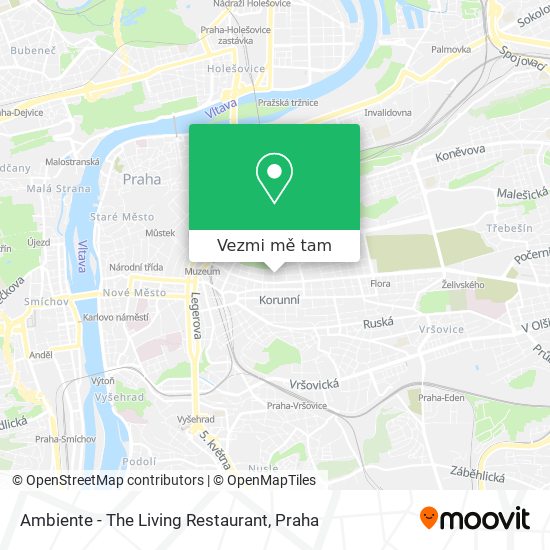 Ambiente - The Living Restaurant mapa