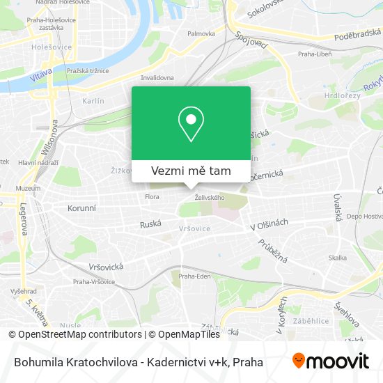 Bohumila Kratochvilova - Kadernictvi v+k mapa