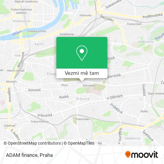 ADAM finance mapa