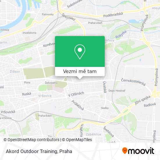 Akord Outdoor Training mapa