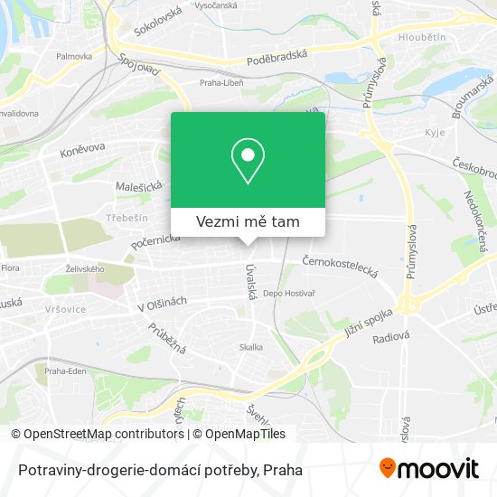Potraviny-drogerie-domácí potřeby mapa