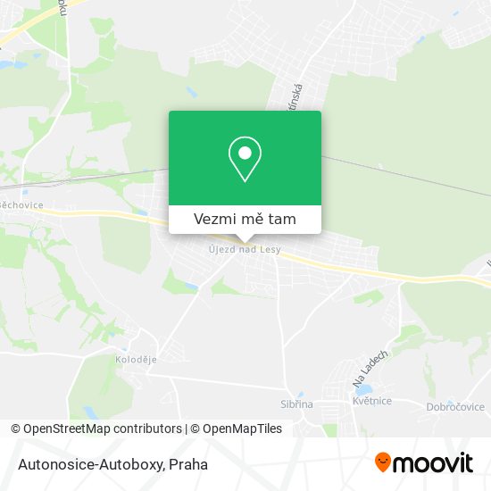 Autonosice-Autoboxy mapa