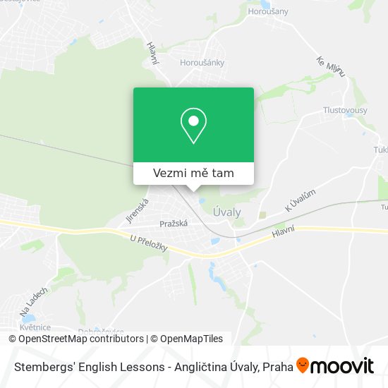 Stembergs' English Lessons - Angličtina Úvaly mapa