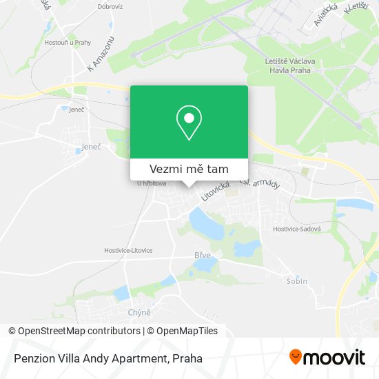 Penzion Villa Andy Apartment mapa