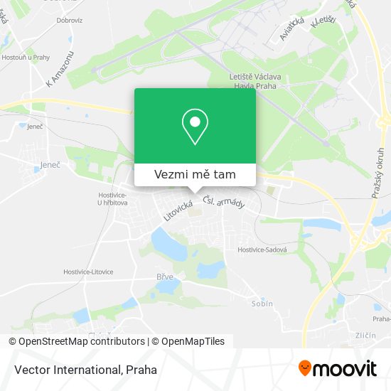 Vector International mapa