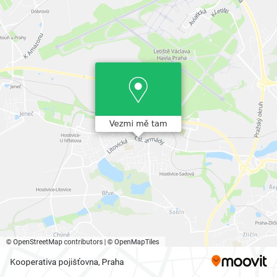 Kooperativa pojišťovna mapa