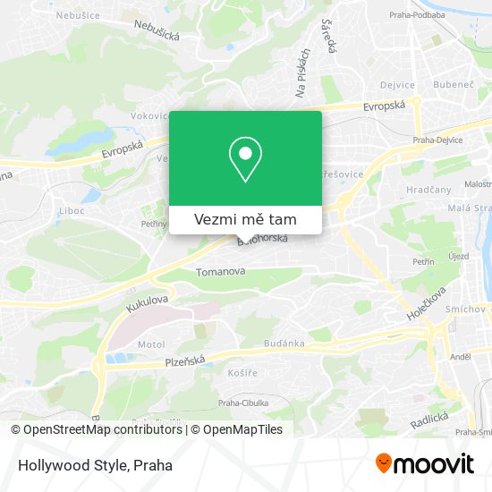 Hollywood Style mapa