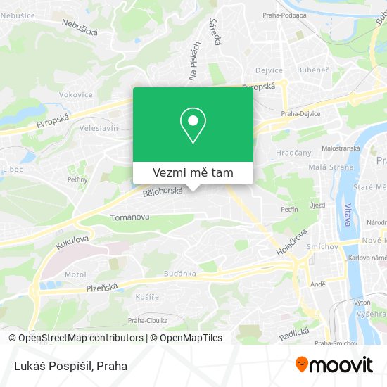 Lukáš Pospíšil mapa
