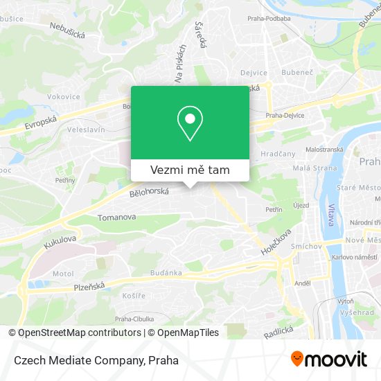 Czech Mediate Company mapa