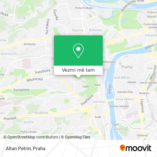 Altan Petrin mapa