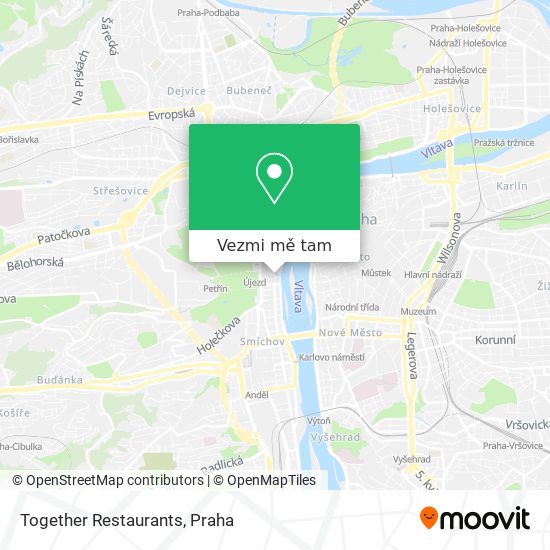 Together Restaurants mapa