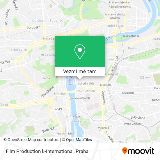 Film Production k-International mapa