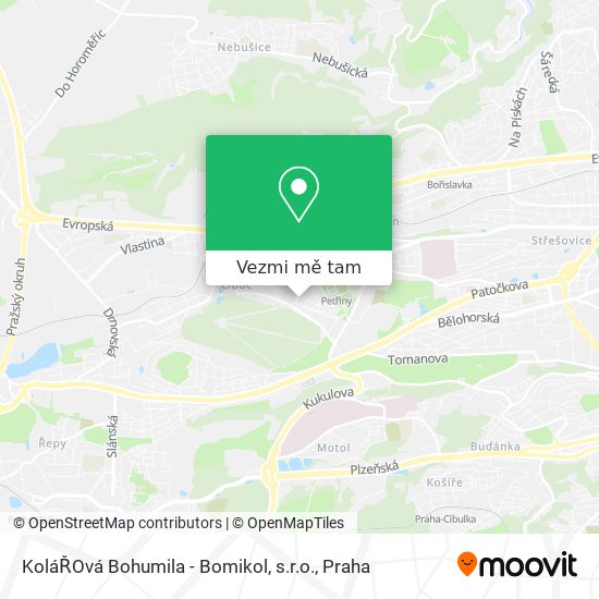 KoláŘOvá Bohumila - Bomikol, s.r.o. mapa