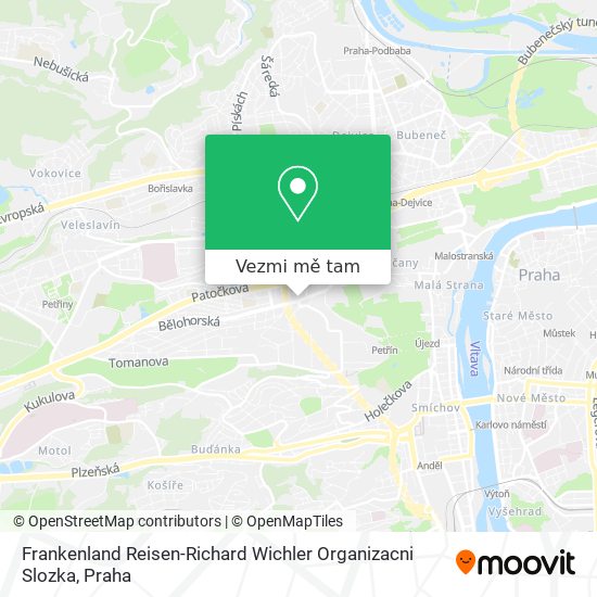 Frankenland Reisen-Richard Wichler Organizacni Slozka mapa