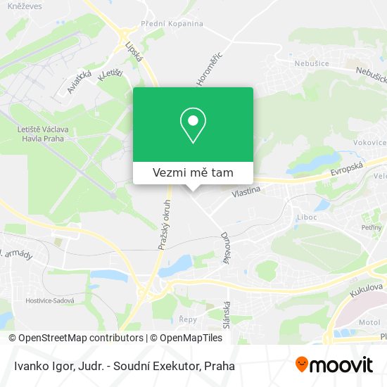 Ivanko Igor, Judr. - Soudní Exekutor mapa