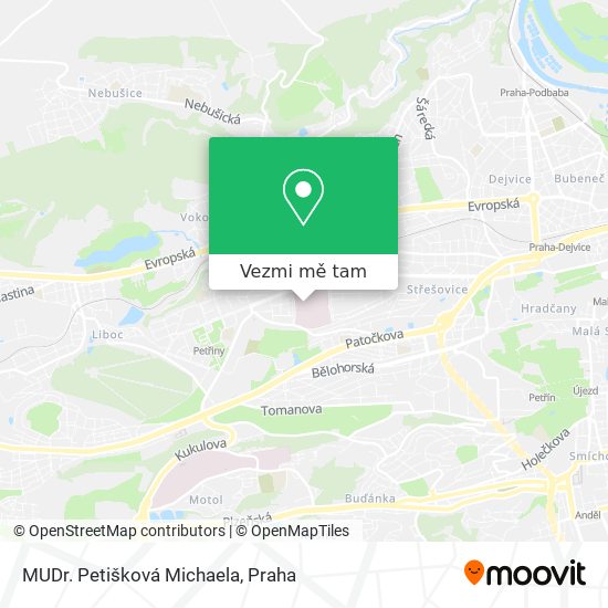 MUDr. Petišková Michaela mapa