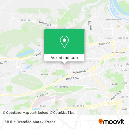 MUDr. Orendáč Marek mapa