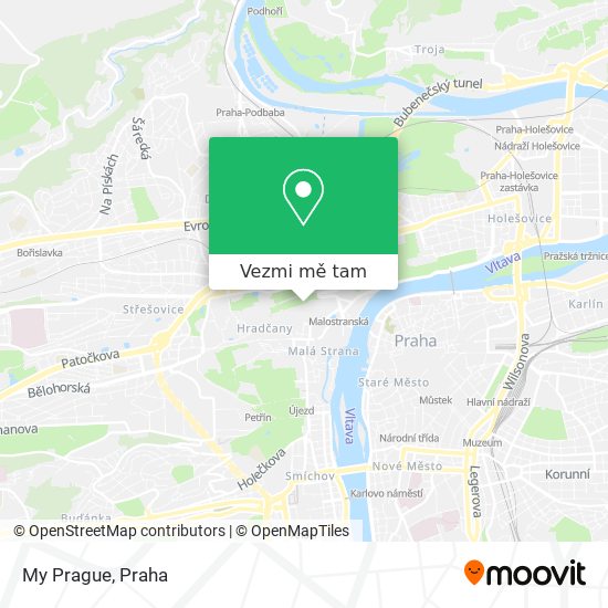 My Prague mapa