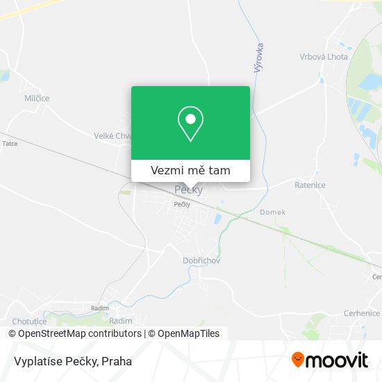 Vyplatíse Pečky mapa