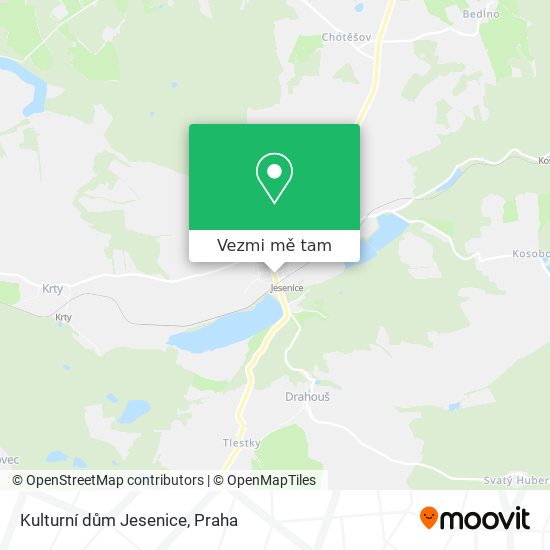 Kulturní dům Jesenice mapa