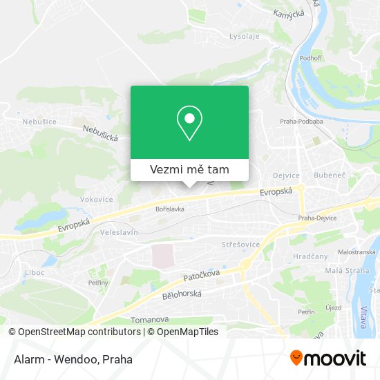 Alarm - Wendoo mapa