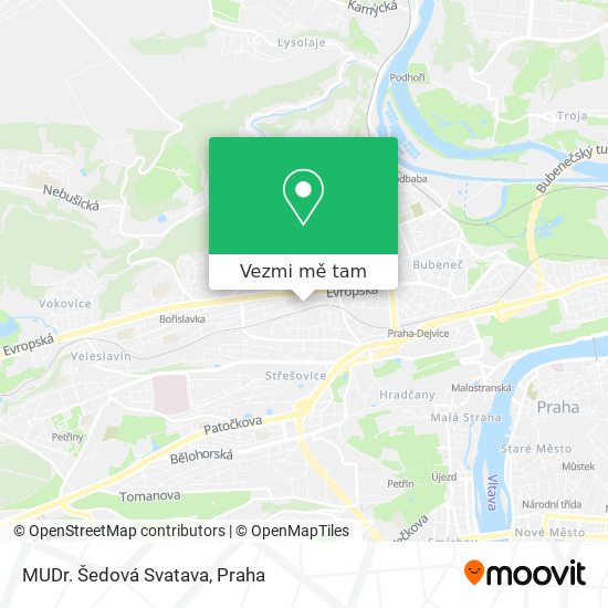 MUDr. Šedová Svatava mapa