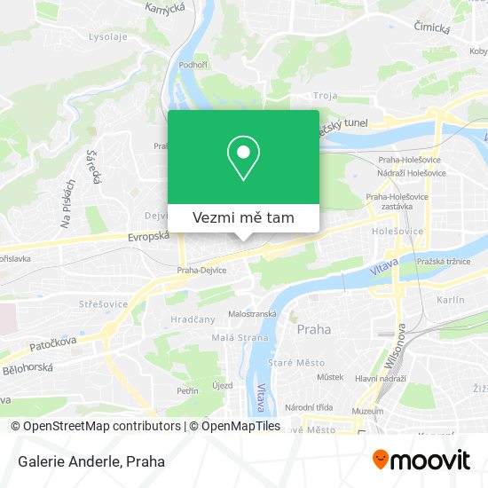 Galerie Anderle mapa