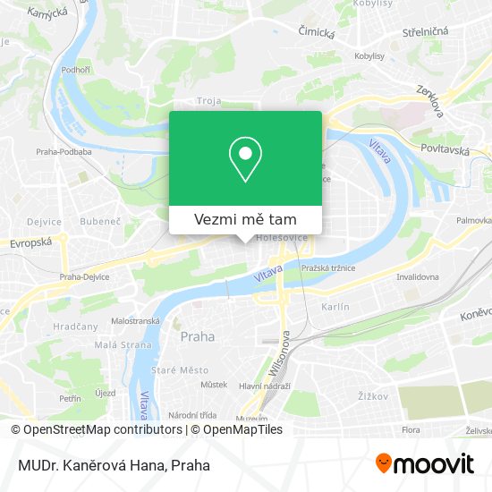MUDr. Kaněrová Hana mapa