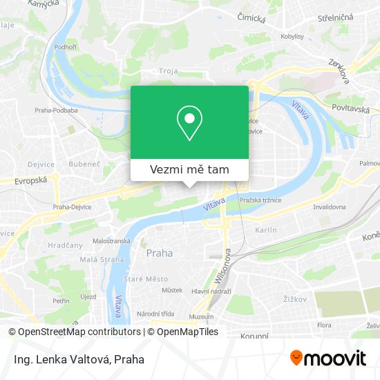 Ing. Lenka Valtová mapa