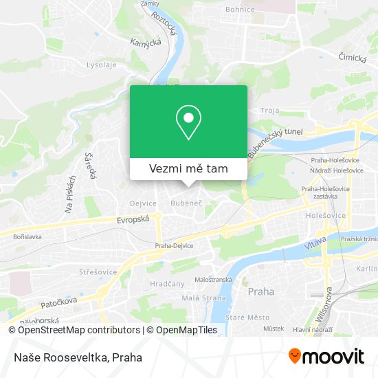 Naše Rooseveltka mapa