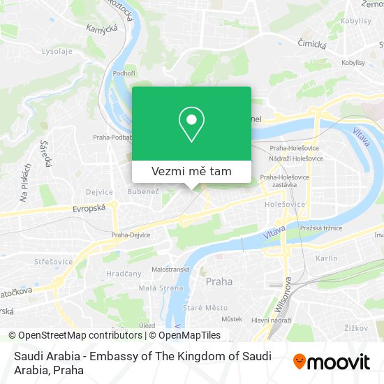 Saudi Arabia - Embassy of The Kingdom of Saudi Arabia mapa